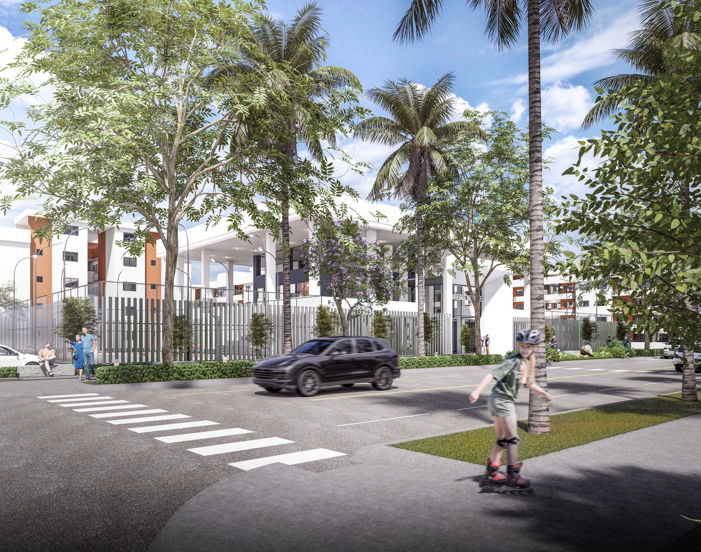 apartamentos - Apartamentos con Bono Vivienda, Ch. de Gaulle con Mella, con plaza comercial  6