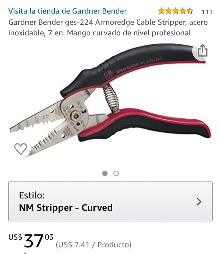 herramientas, jardines y exterior - Pinza de alta calidad para cables. AL POR MAYOR Y AL DETALLE 3