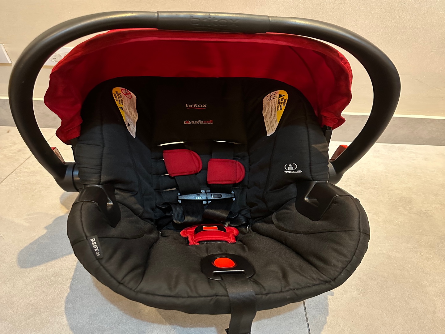coches y sillas - Coche/carreola britax  con carseat 1