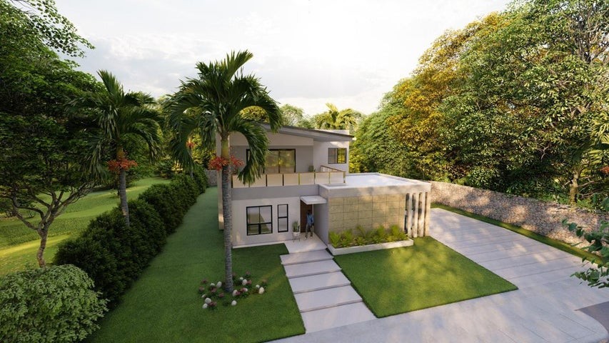 casas - Proyecto en venta Punta Cana #24-1758 tres Hab. jardín privado con piscina. 5