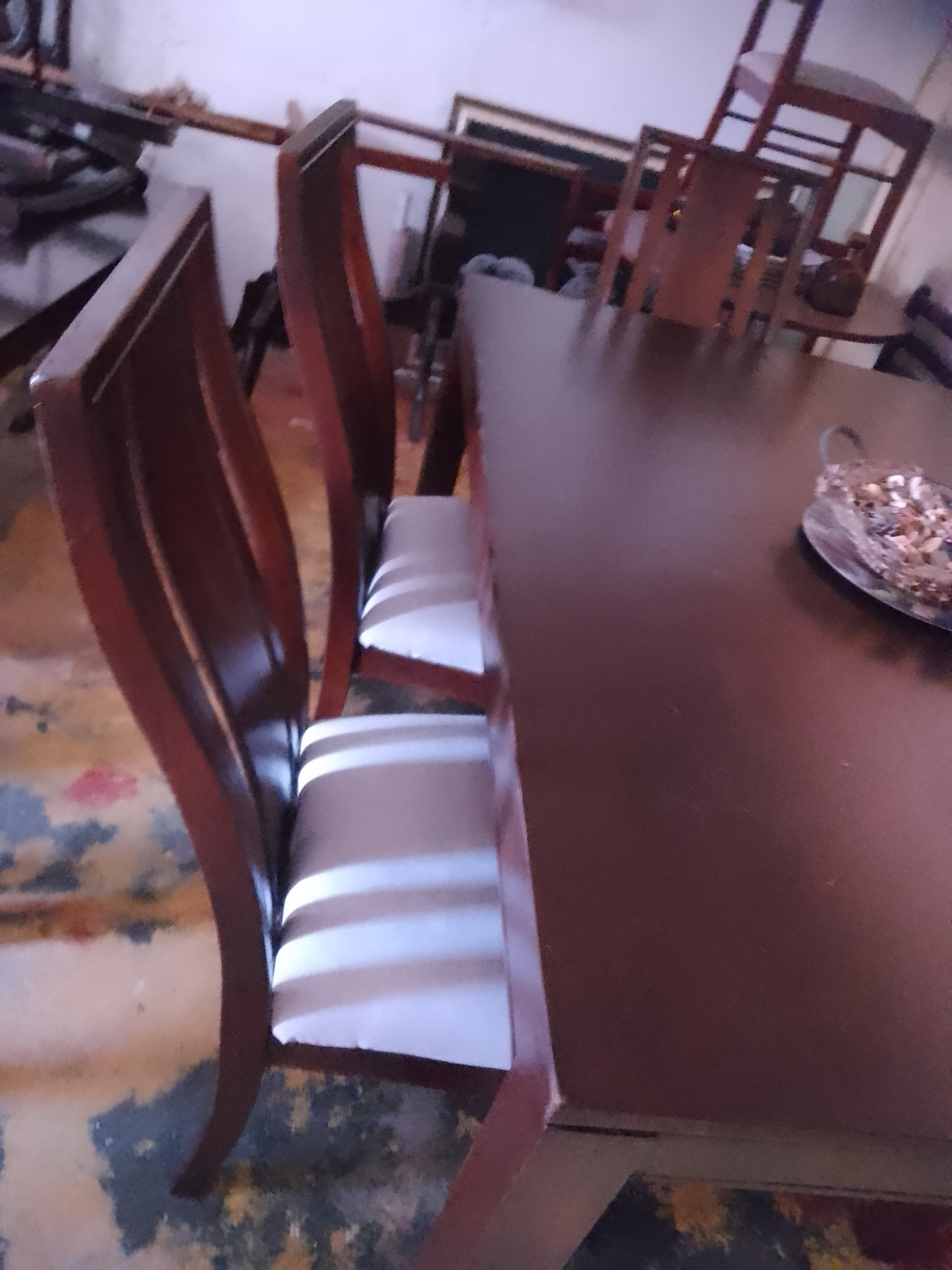 muebles y colchones - comedor usado 6 sillas importados ni roto ni flojo bien de pintura  3