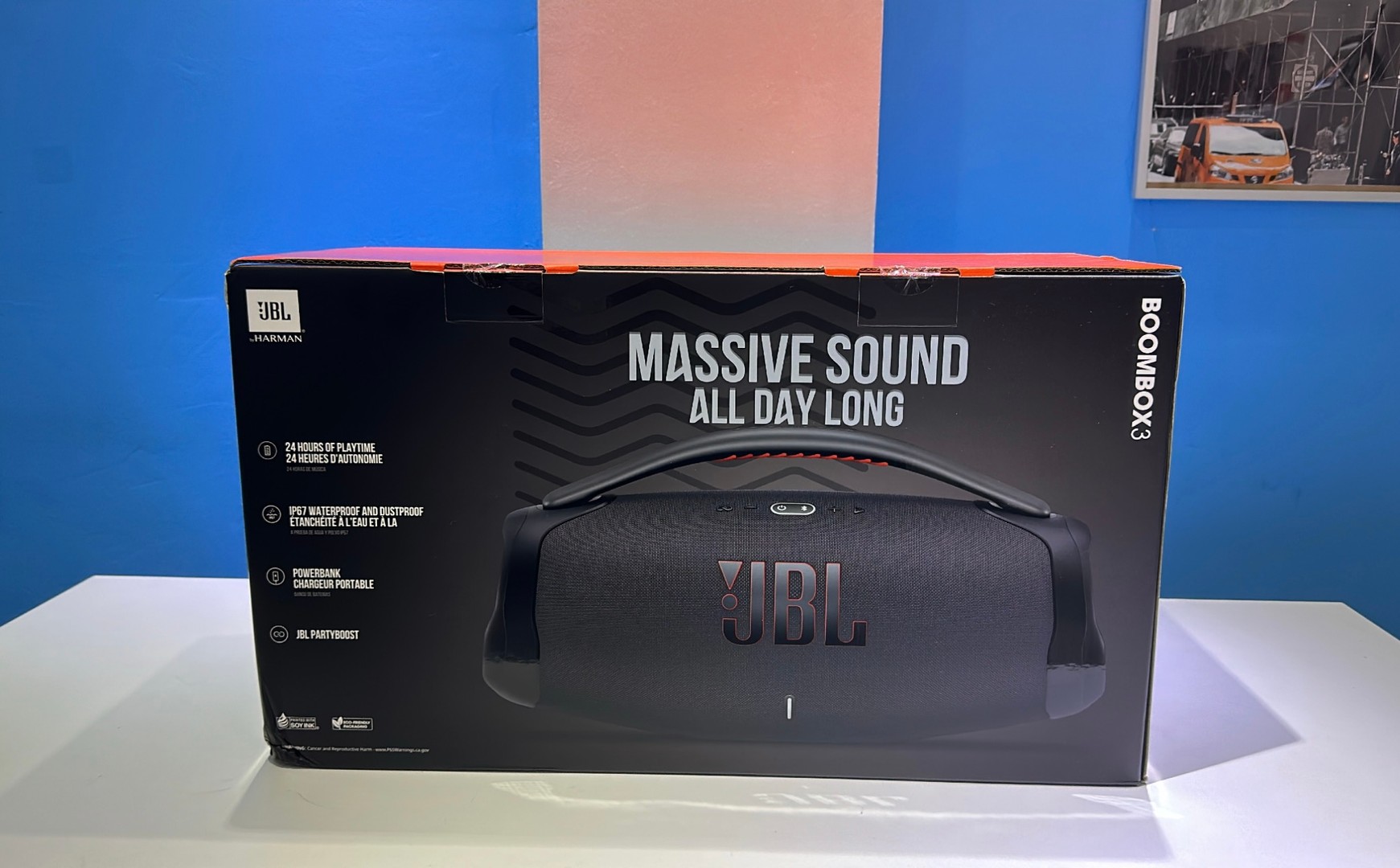 camaras y audio - Vendo Bocinas JBL Boombox3 Midnight - Nuevas Selladas Originales, RD$ 35,500 NEG 1