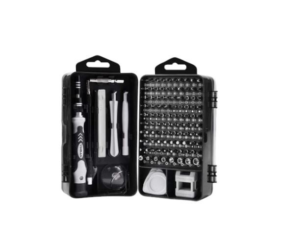 herramientas, jardines y exterior - Kit juego de destornilladores de precision 115 en 1 bisutime