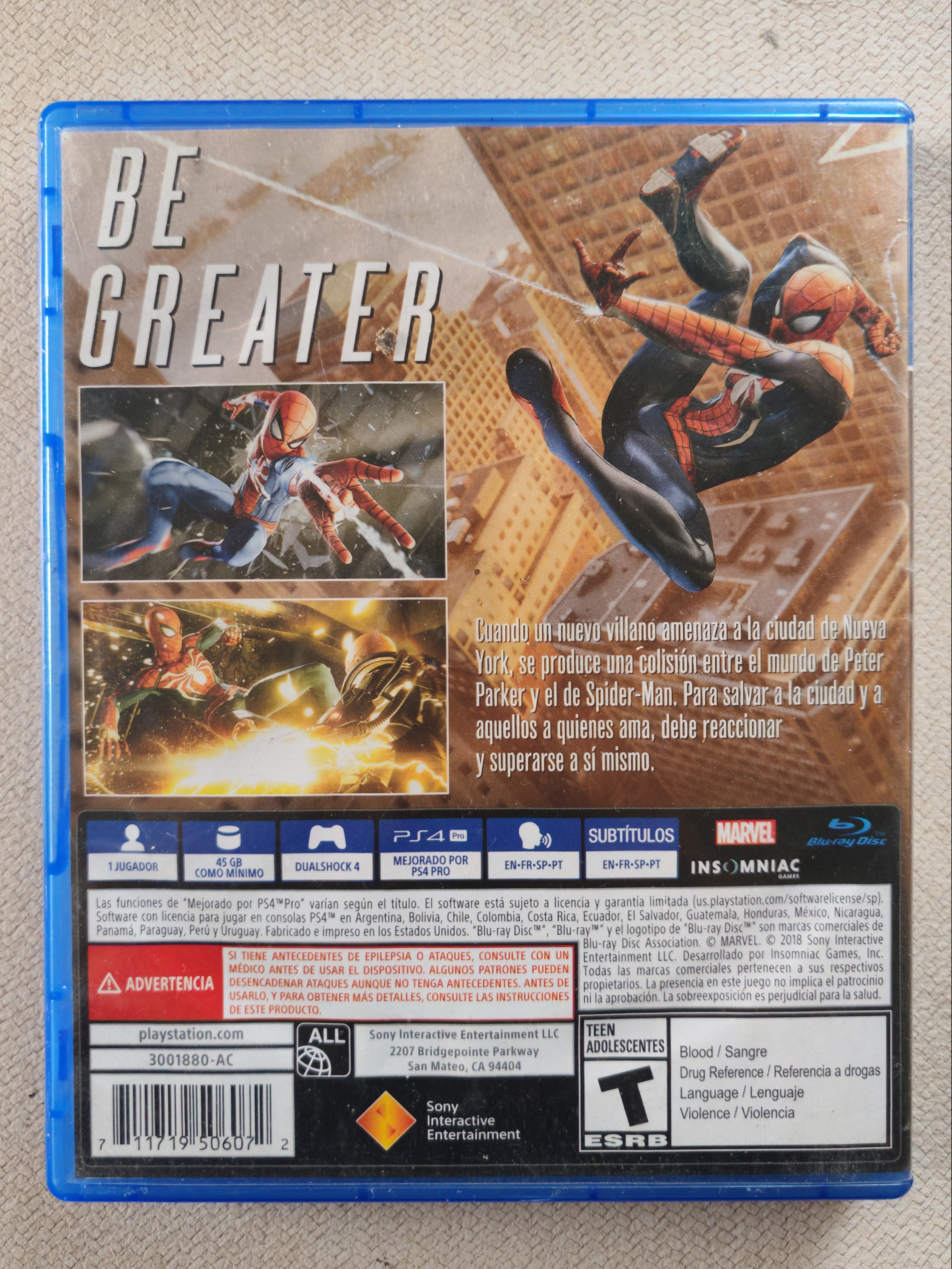 consolas y videojuegos - Marvel's Spider-man Usado  3