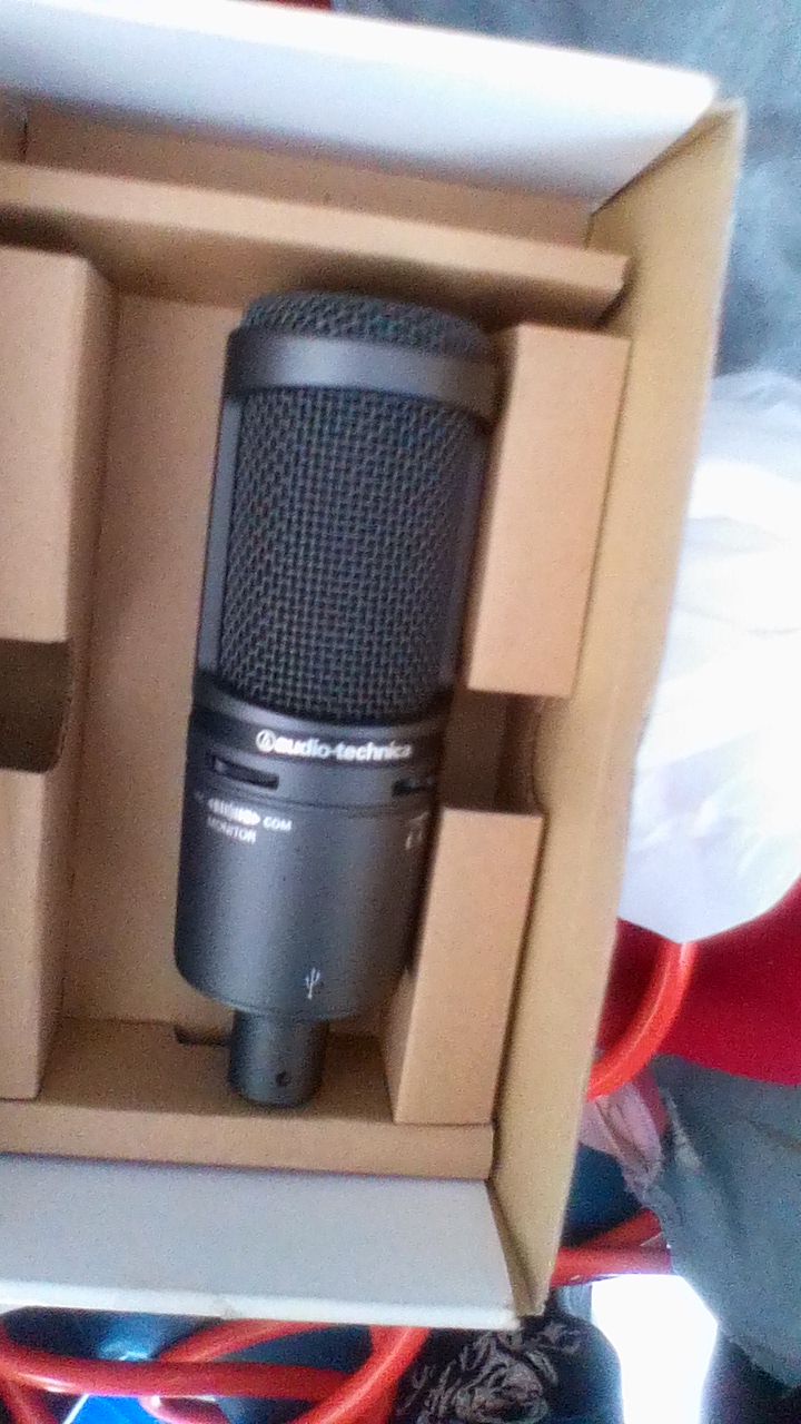 camaras y audio - miscrofono usb audío- technica 20 20 