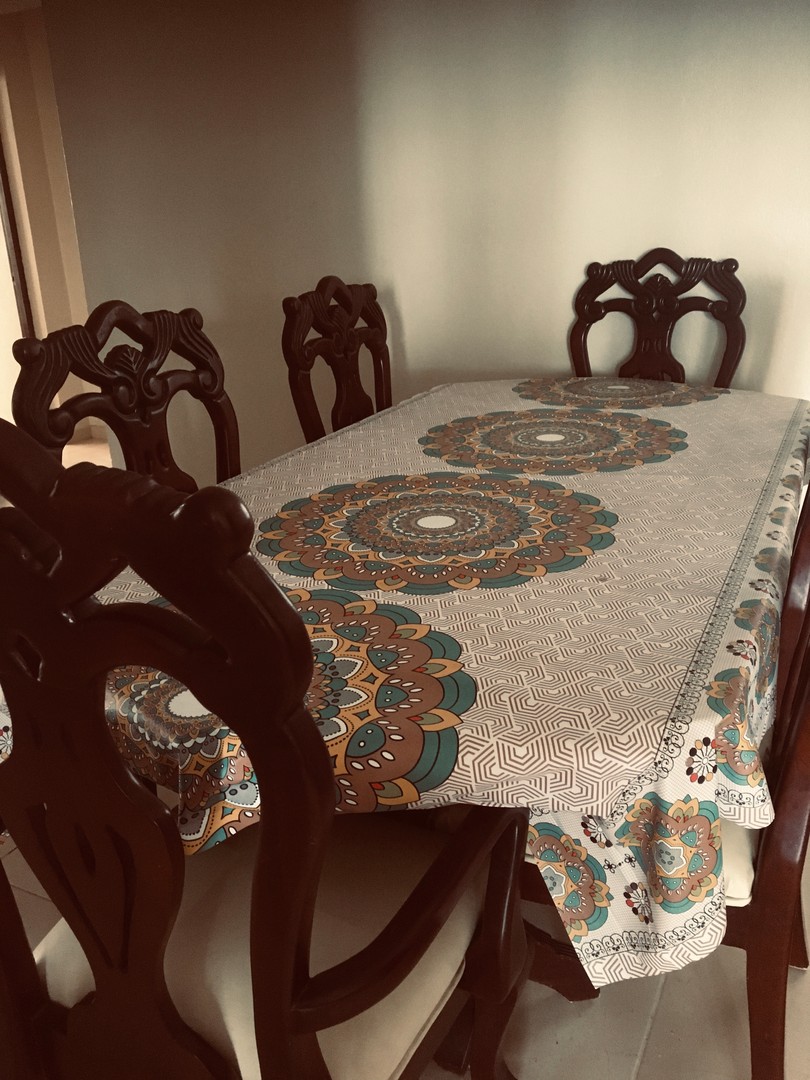 muebles y colchones - VENDO JUEGO DE COMEDOR DE SEIS SILLAS 1