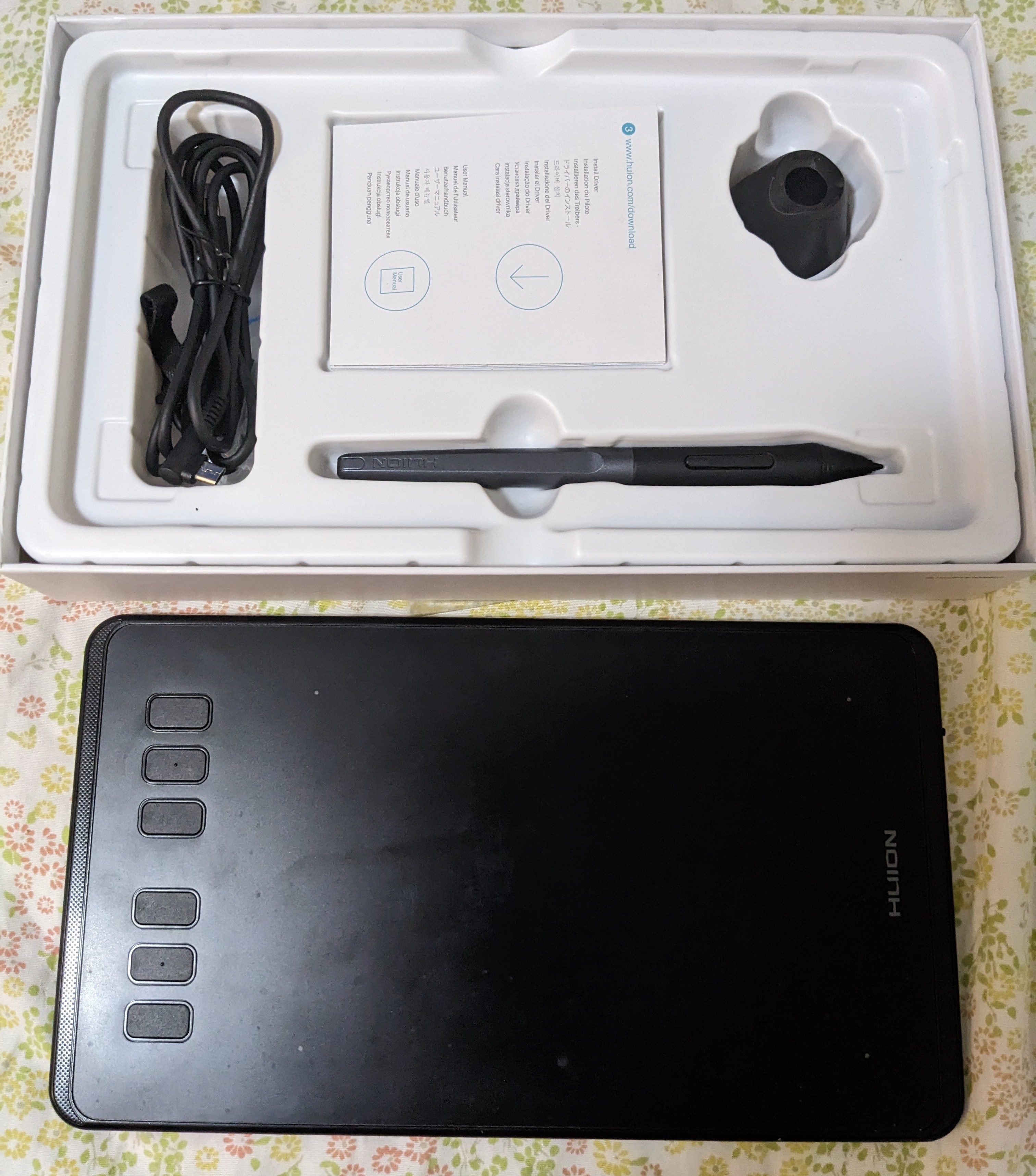 otros electronicos - HUION Inspiroy H640P Tableta Gráfica para diseños o dibujar 0