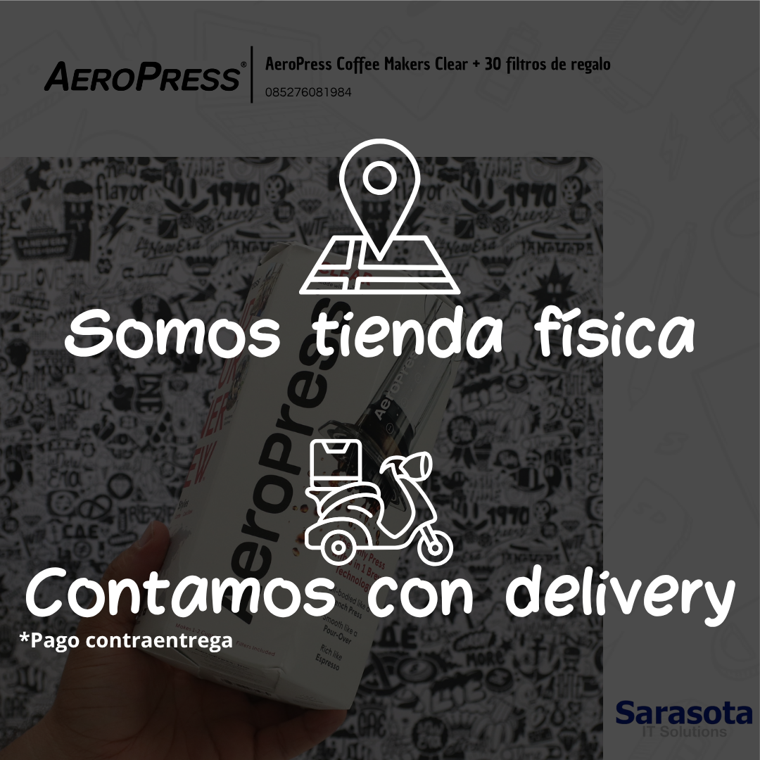 accesorios para electronica - AeroPress Coffee Makers Clear + 30 filtros de rega 2