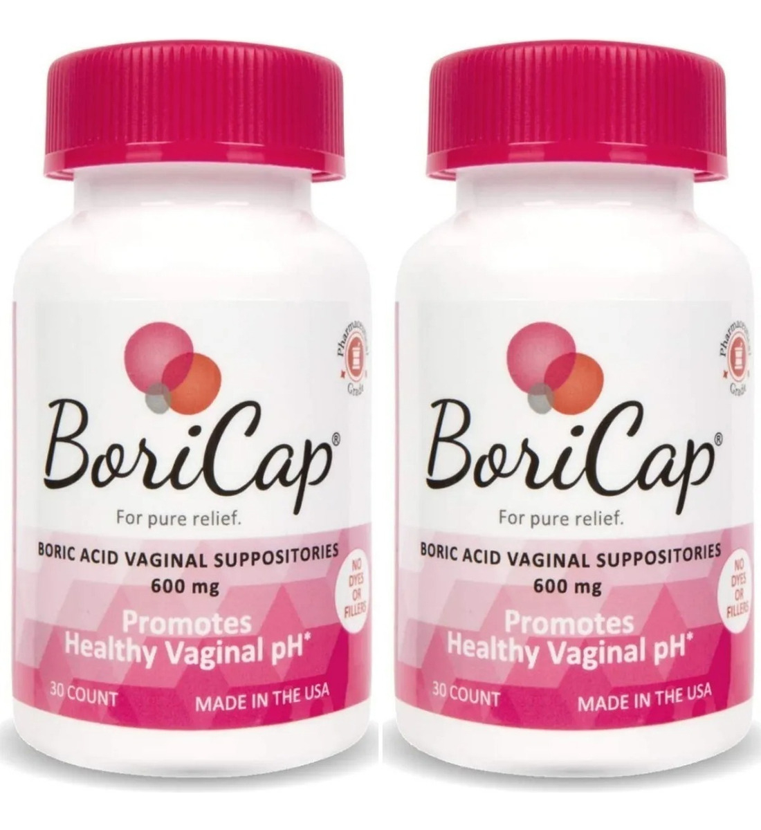 Salud y Equipamiento Médico - Boricap 600mg 30 Sup Pack De 2 - Unidades 2