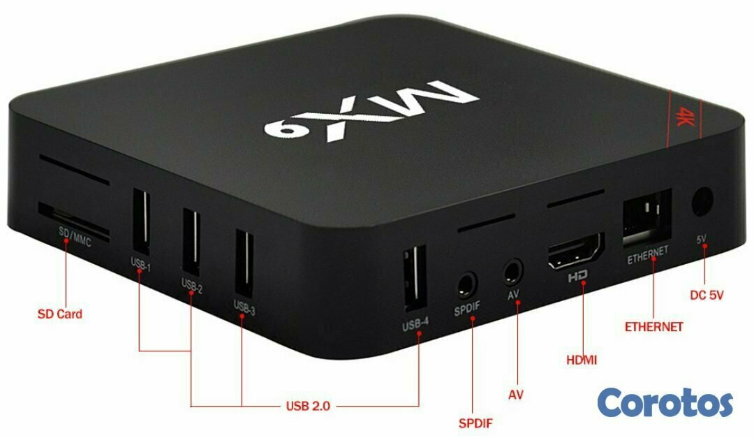 accesorios para electronica - Convierte tu TV en smart TV - TV Box Ultra 4K 1