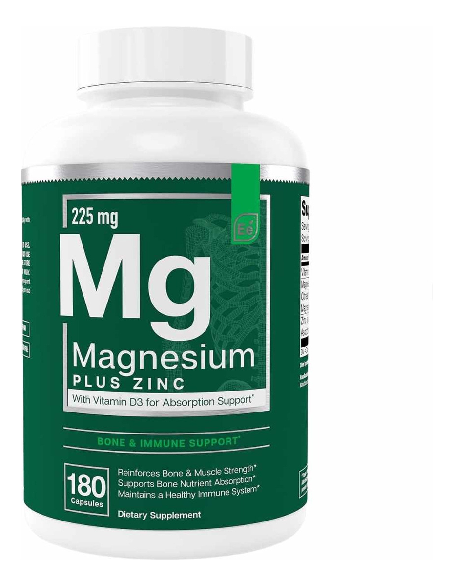 Salud y Equipamiento Médico - Magnesio 180 Caps Essential 0