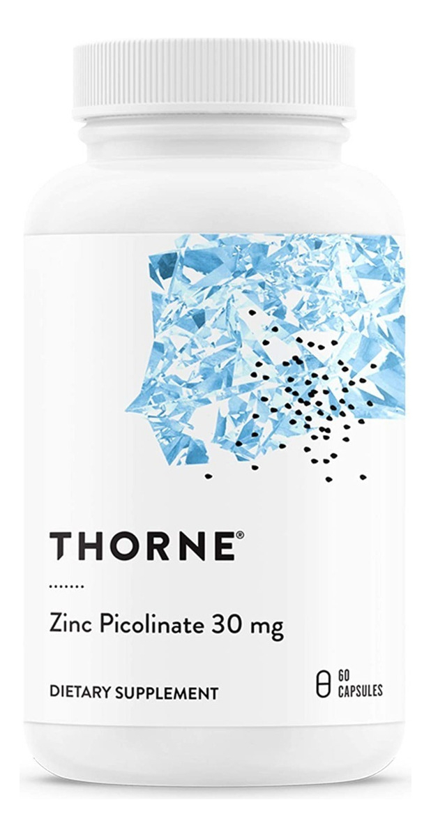 Salud y Equipamiento Médico - Picolinato Zinc 30 Mg Thorne - Uni - Unidad A $3415 0