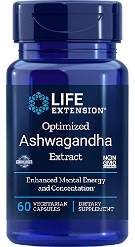 Salud y Equipamiento Médico - Life Extenson Ashwagandha Extract Veg Capsules 60count 0