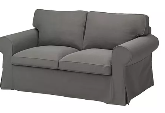 muebles y colchones - Sofa de 3 plazas gris de IKEA 3