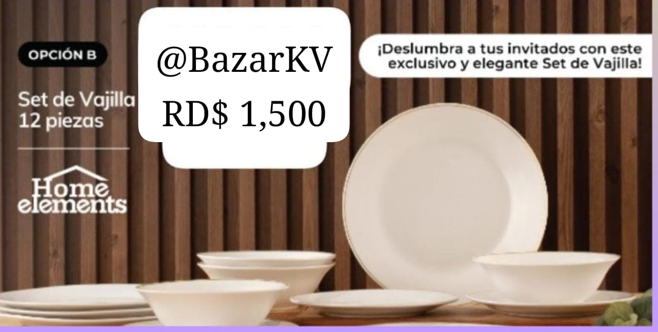 cocina - Vajilla para 4 personas  0