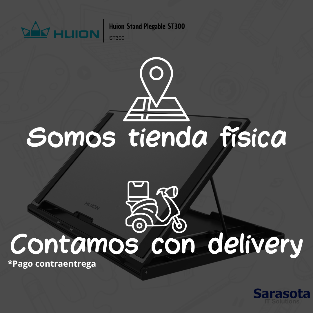 accesorios para electronica - Huion Stand Plegable Ajustable ST300 para tabletas 3