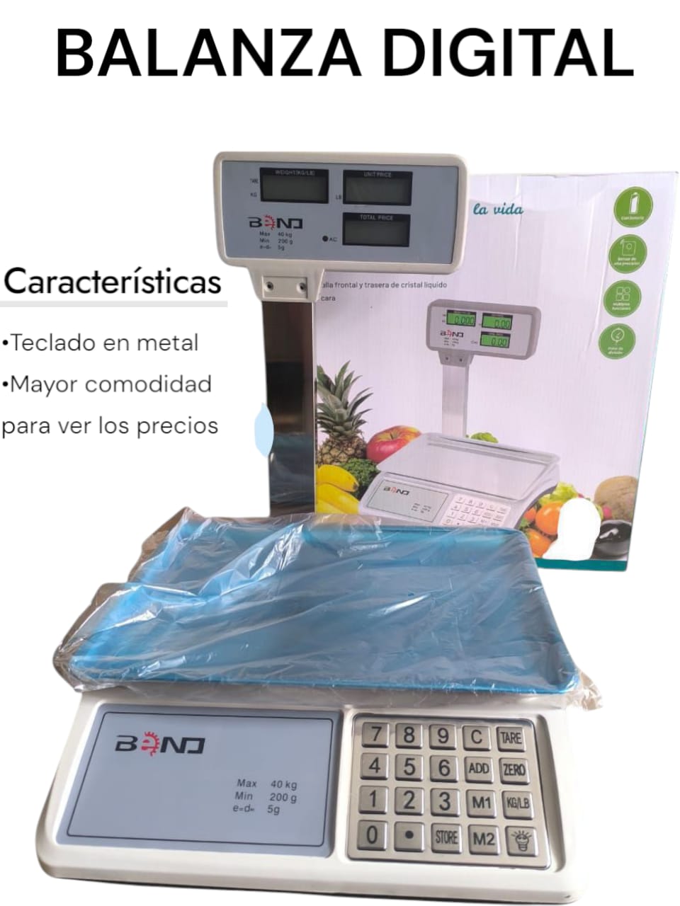electrodomesticos - BALANZA DIGITAL CON PANTALLA DE PEDESTAL 0