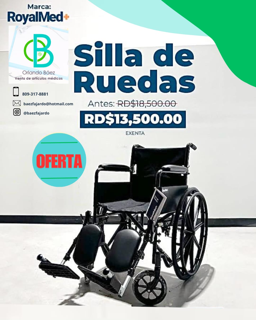 Salud y Equipamiento Médico - Silla de ruedas 0