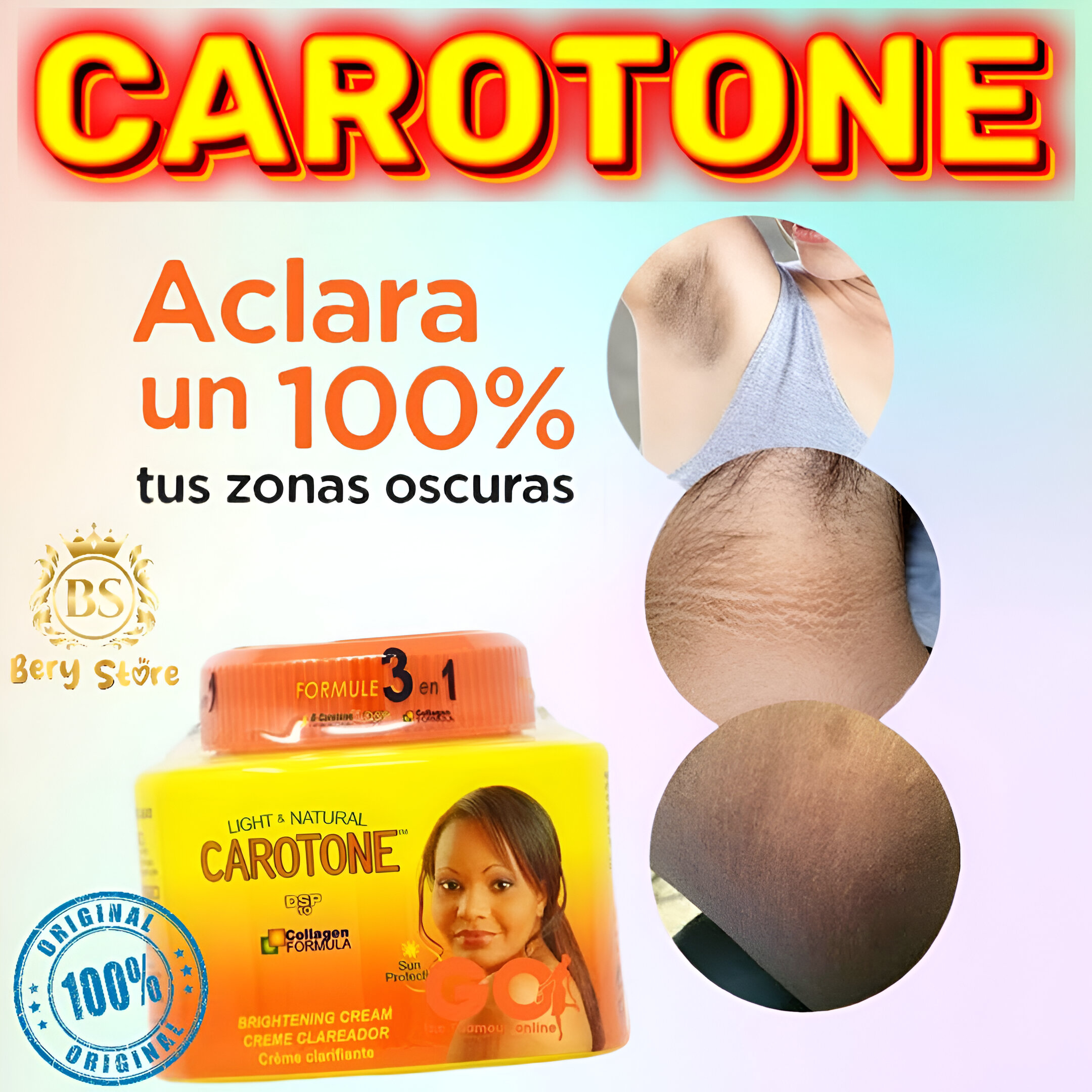 salud y belleza - 🎀 CREMA CAROTONE EN OFERTA | CAROTONE | CREMA BLANQUEADORA | CREMA ACLARADORA | 0