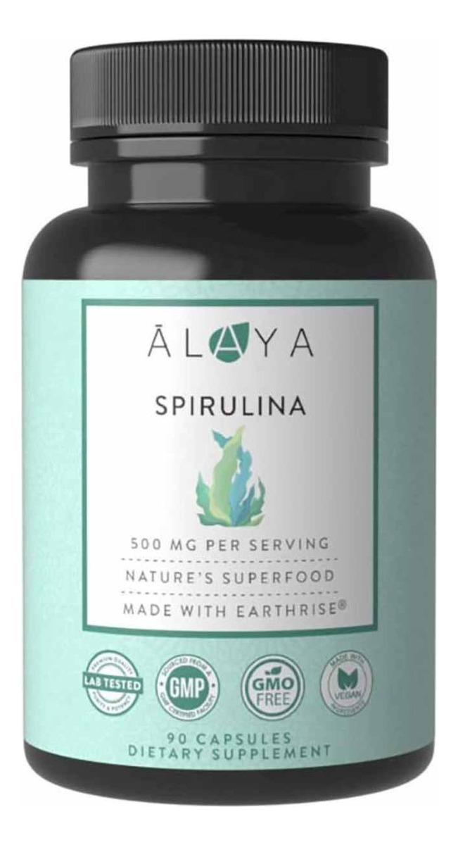 Salud y Equipamiento Médico - Espirulina 90 capsulas Alaya Naturals