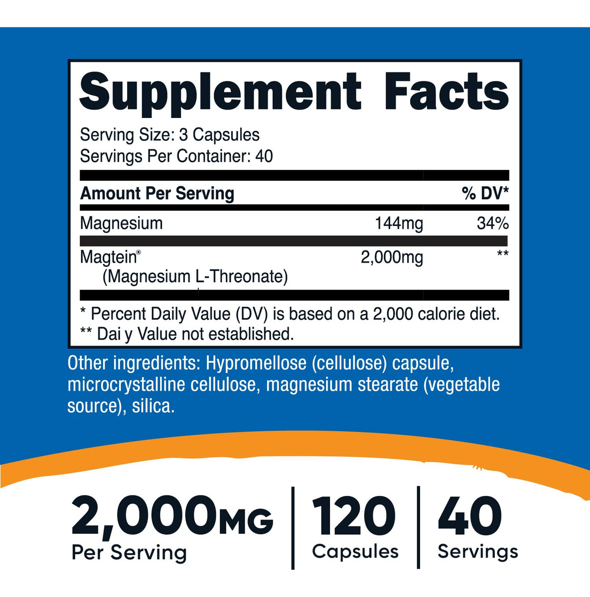 Salud y Equipamiento Médico - Magtein L-threonate As Magtein 2000 Mg-nutricost 2