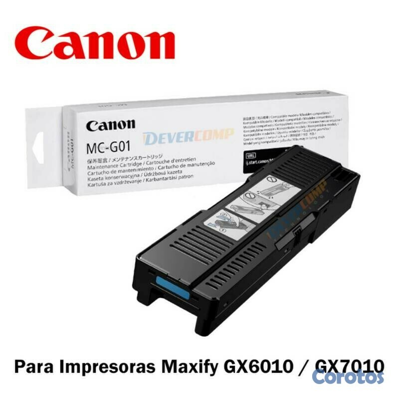 impresoras y scanners - CARTUCHO DE MANTENIMIENTO MC-G01 CANON PARA IMPRESORAS SERIE GX.