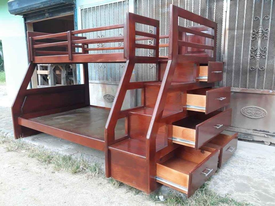 muebles y colchones - Camarote en madera con gavetas 