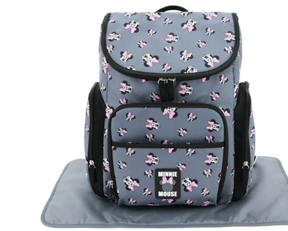 cuidado y nutricion - Pañalera Minnie y Mickey MouseBulto para mamá mochilla morral 2
