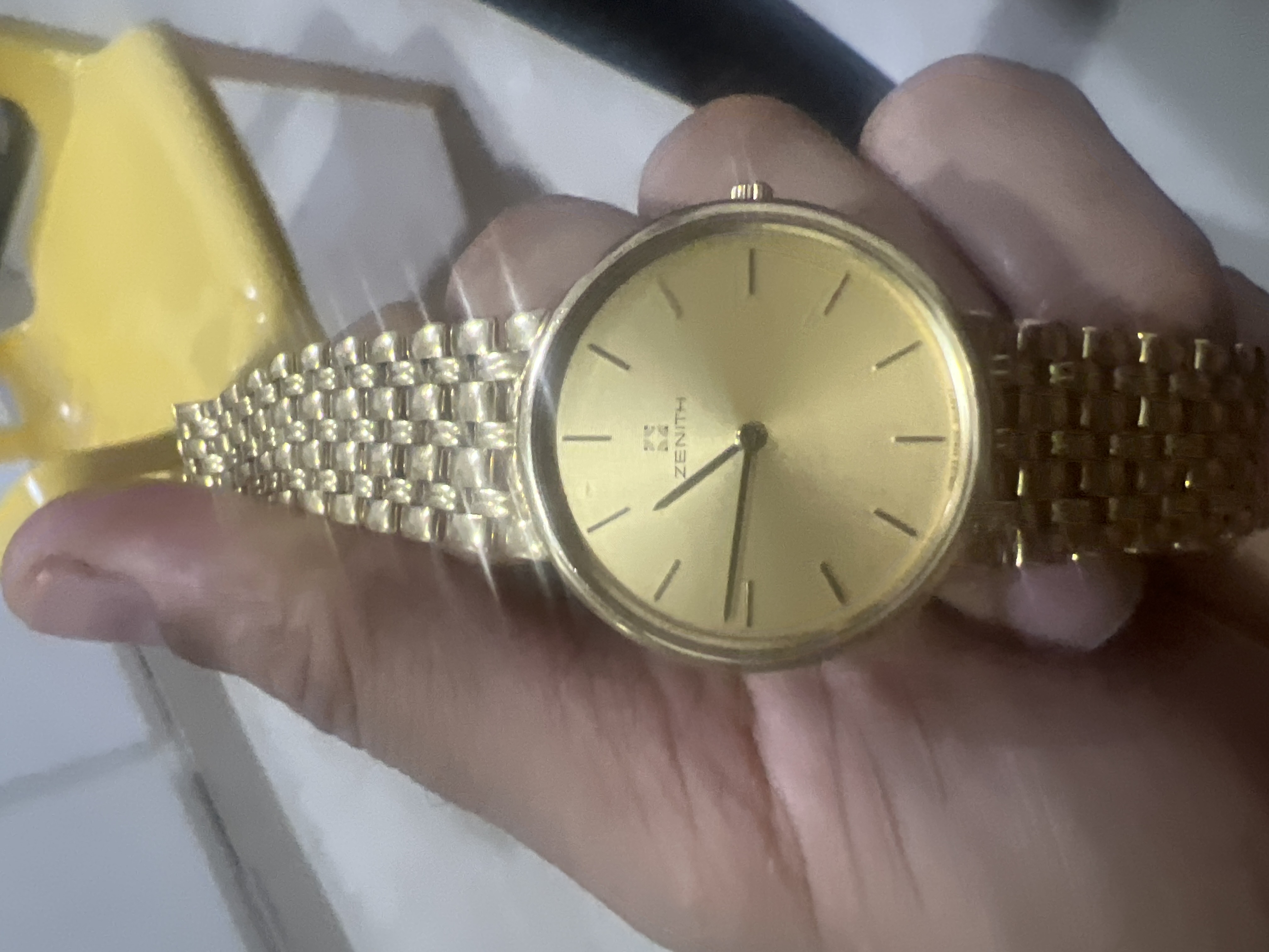 joyas, relojes y accesorios - RELOJ ORO 18k zenith de colección. Pieza rara. 3
