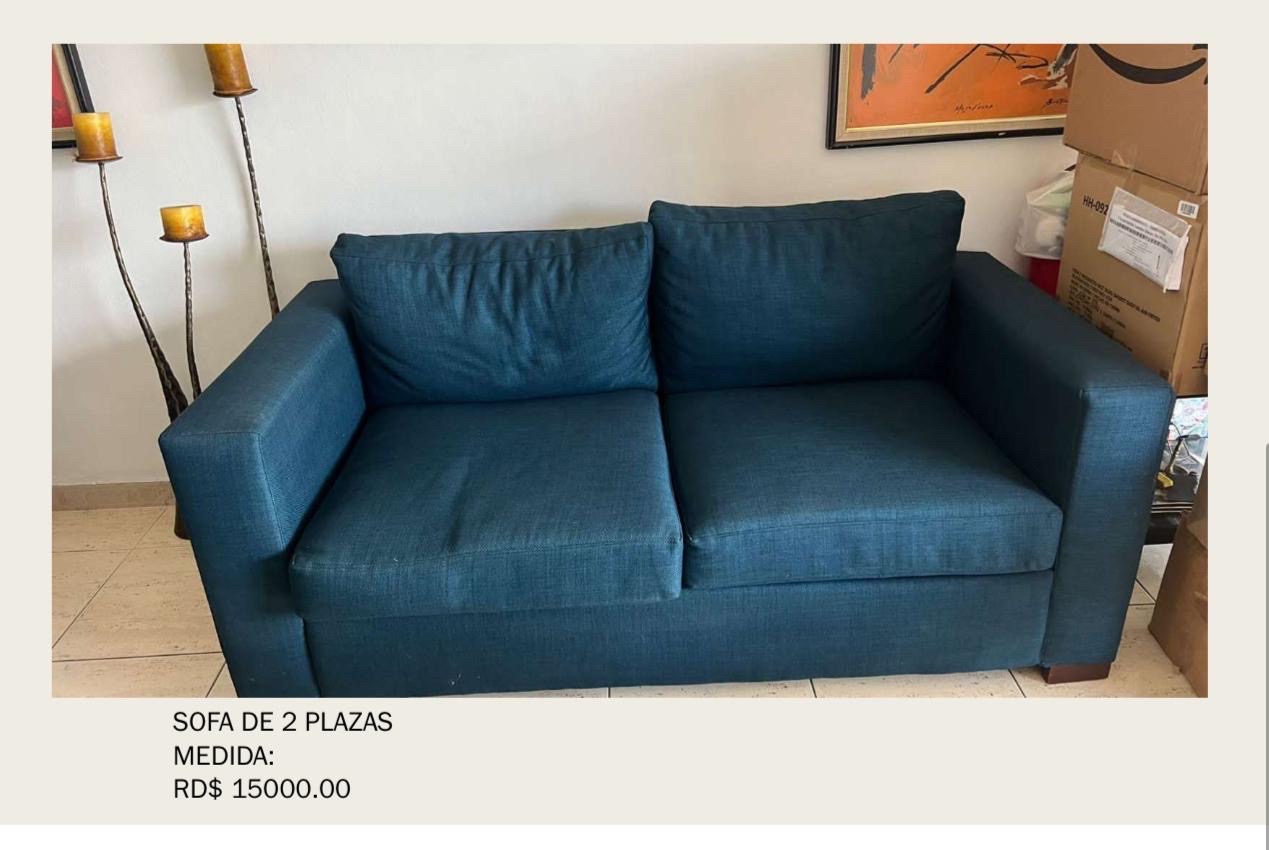 muebles y colchones - Sofa de Dos Plaza 0