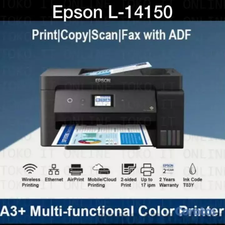 computadoras y laptops - MULTIFUNCIONAL EPSON IMPRESION 13X19 CON BOTELLA DE TINTA DE FABRICA,L14150 3