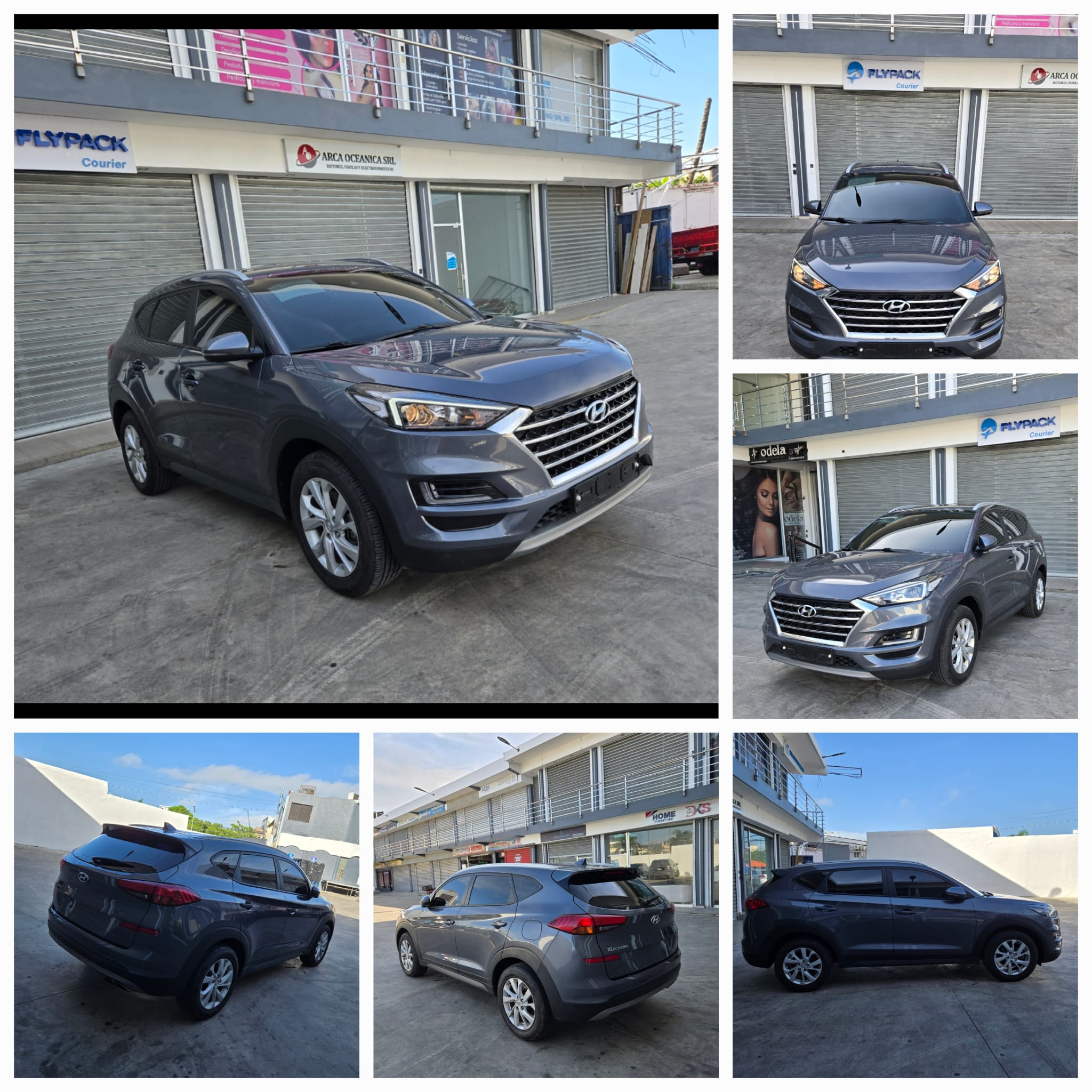 jeepetas y camionetas - HYUNDAI TUCSON 2020 GRIS OSCURO DIESEL 9