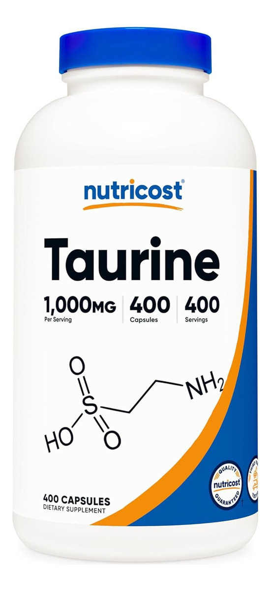 Salud y Equipamiento Médico - Nutricost Taurina 1000mg, 400 Capsulas 0
