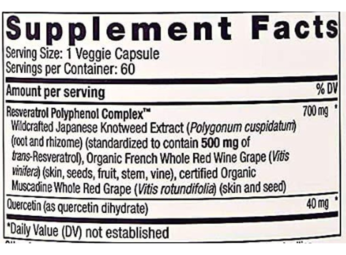 Salud y Equipamiento Médico - Resvitale Resveratrol 60 capsulas 1