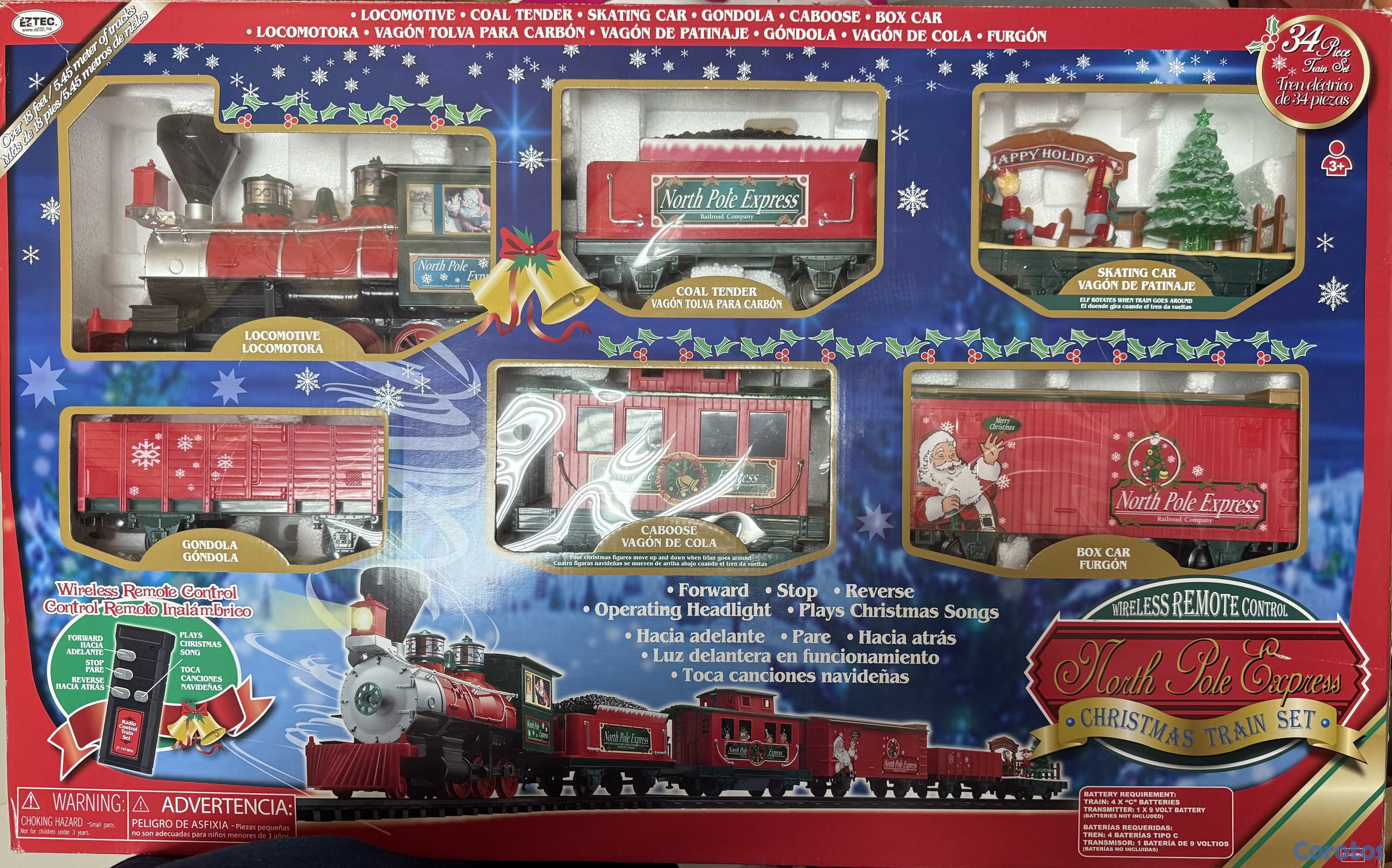 decoración y accesorios - Trencito de Navidad para arbolito