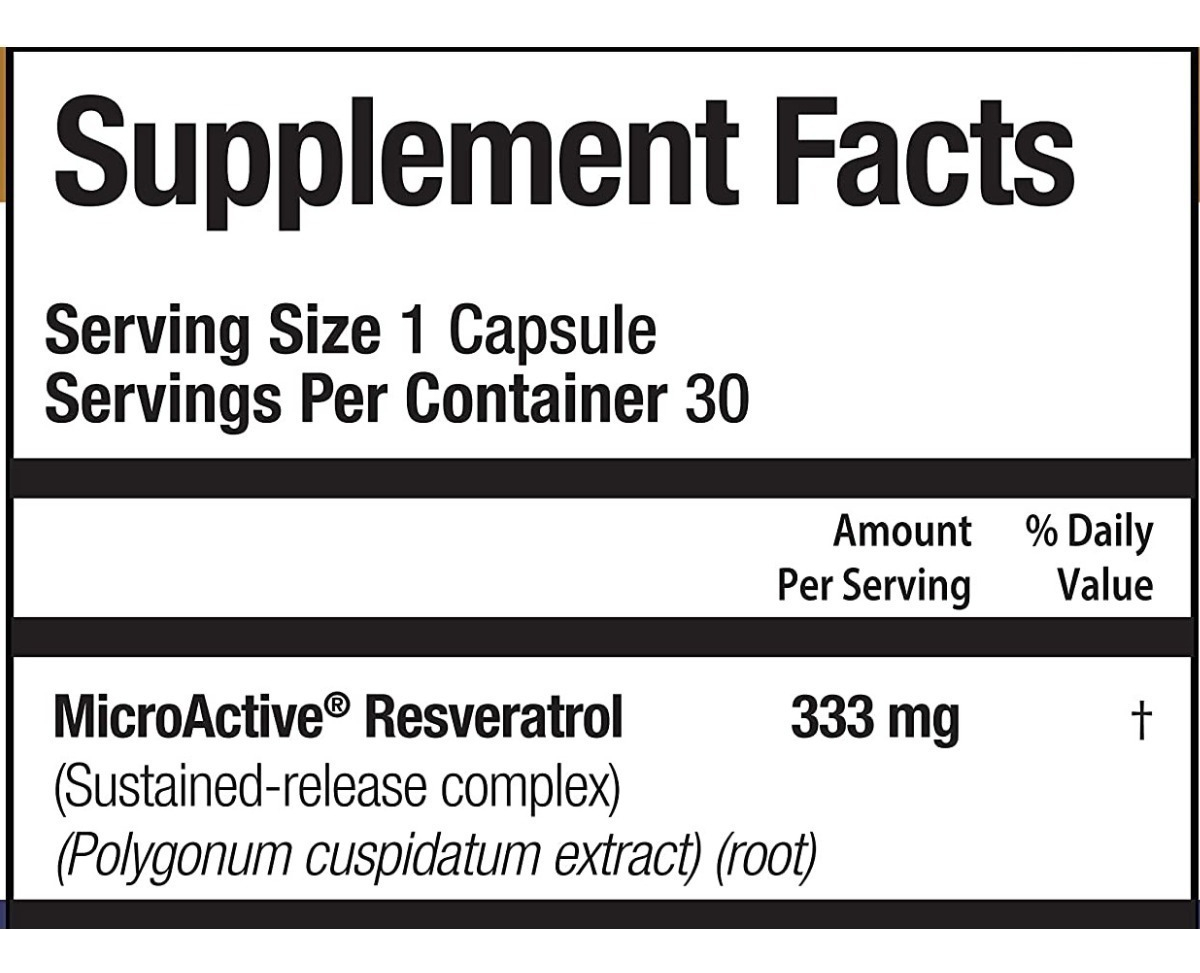 Salud y Equipamiento Médico - Teaveli Resveratrol 30 Cápsulas 1