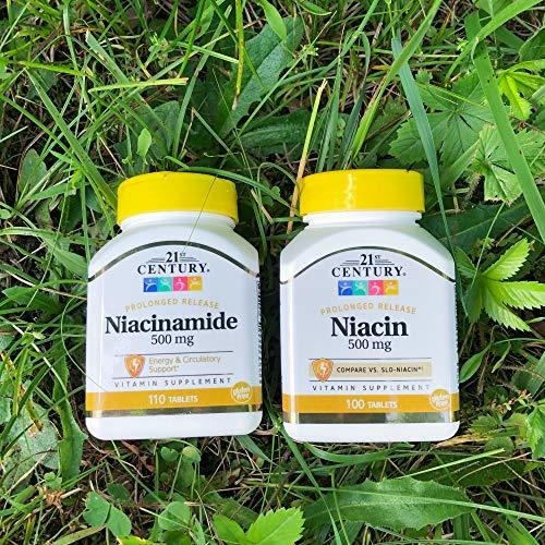 Salud y Equipamiento Médico - Niacinamida 21st Century 500 Mg110 Tabletas Liberacion 2