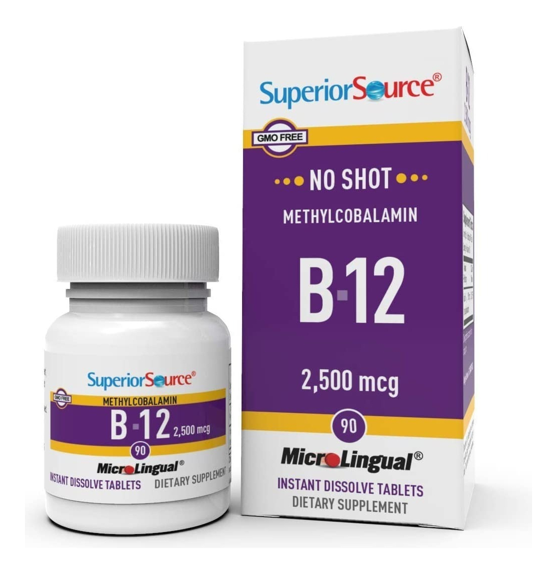 Salud y Equipamiento Médico - Vitamina B12 90 tabetas Superior Soul