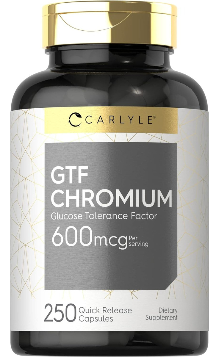 Salud y Equipamiento Médico - Gtf Cromo 600 Mcg | 250 Capsulas 0