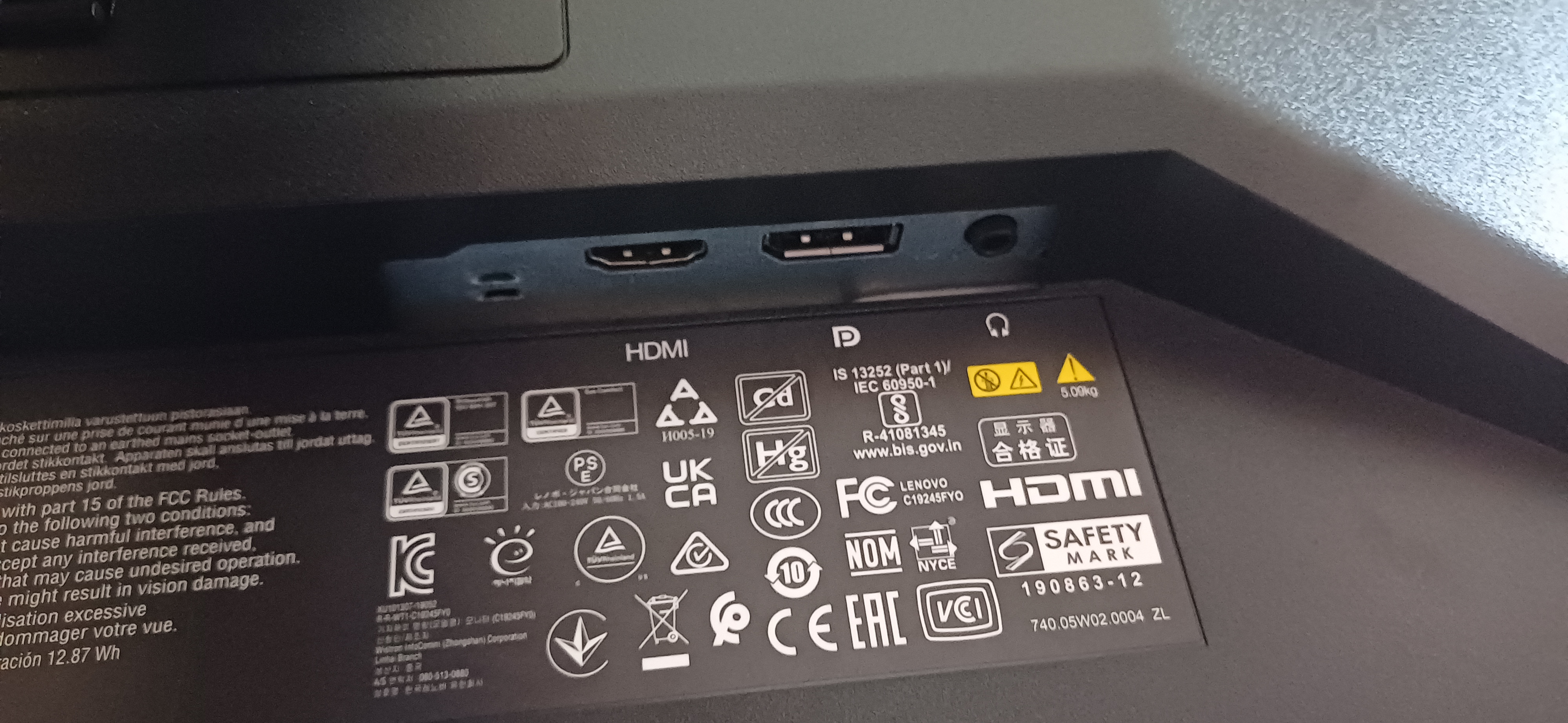 consolas y videojuegos - Monitor Lenovo 24.5" 144hz , 1ms de respuesta. 3