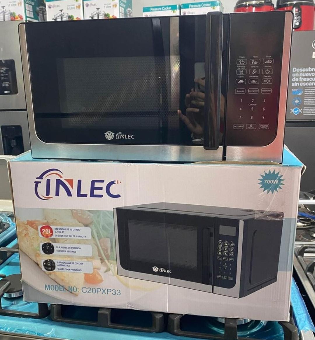 electrodomesticos - Microondas Inlec 0.7 pies cúbicos 
20 litros 
Modelo C20PXP33
 0