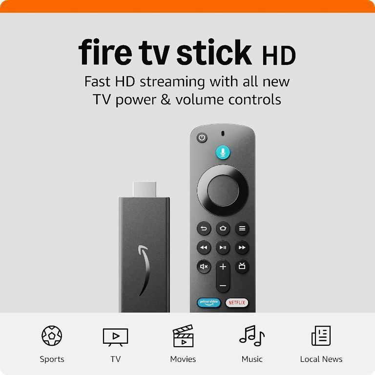 tv - Amazon Fire TV Stick HD Alexa Voice control  9