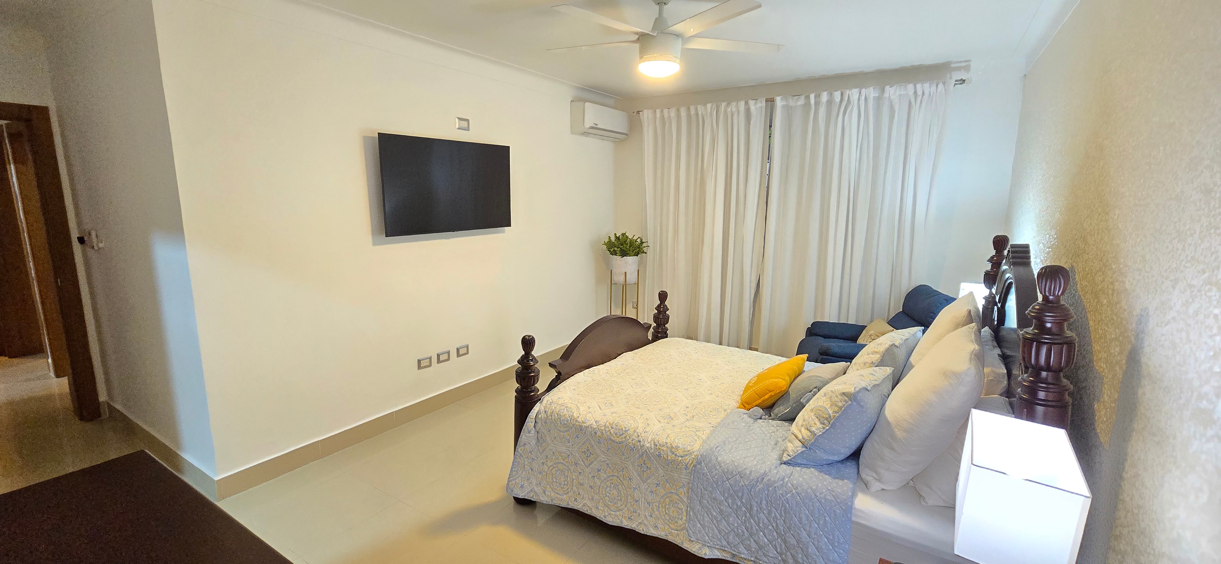 apartamentos - rento er piso amueblado en la española santiago  6