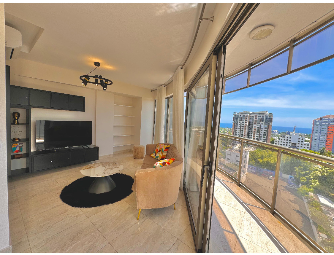 apartamentos - hermoso apartamento de lujos completamente amoblado en bella vista  4
