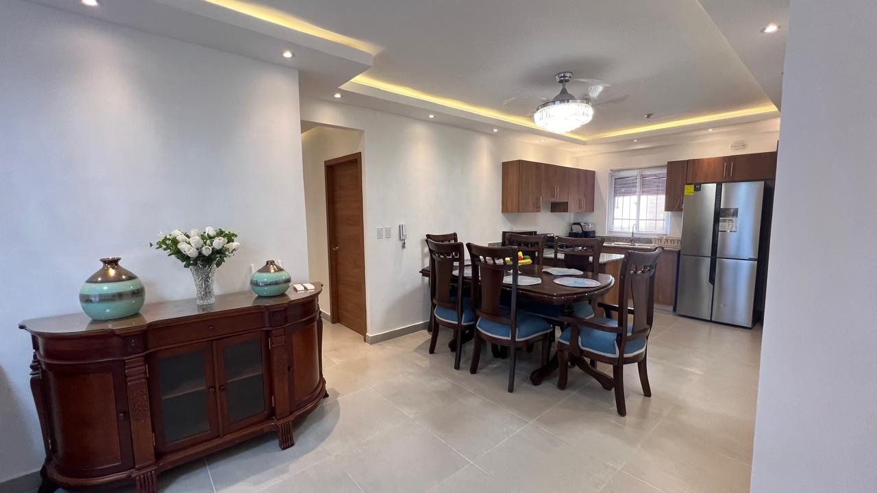 apartamentos - Se alquila Hermoso apartamento nuevo amueblado, en Brisas de las colinas 4 0