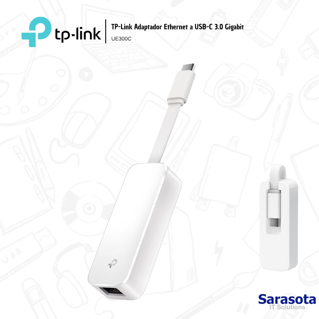 accesorios para electronica - Adaptador Ethernet RJ45 a USB-C TP-Link 1