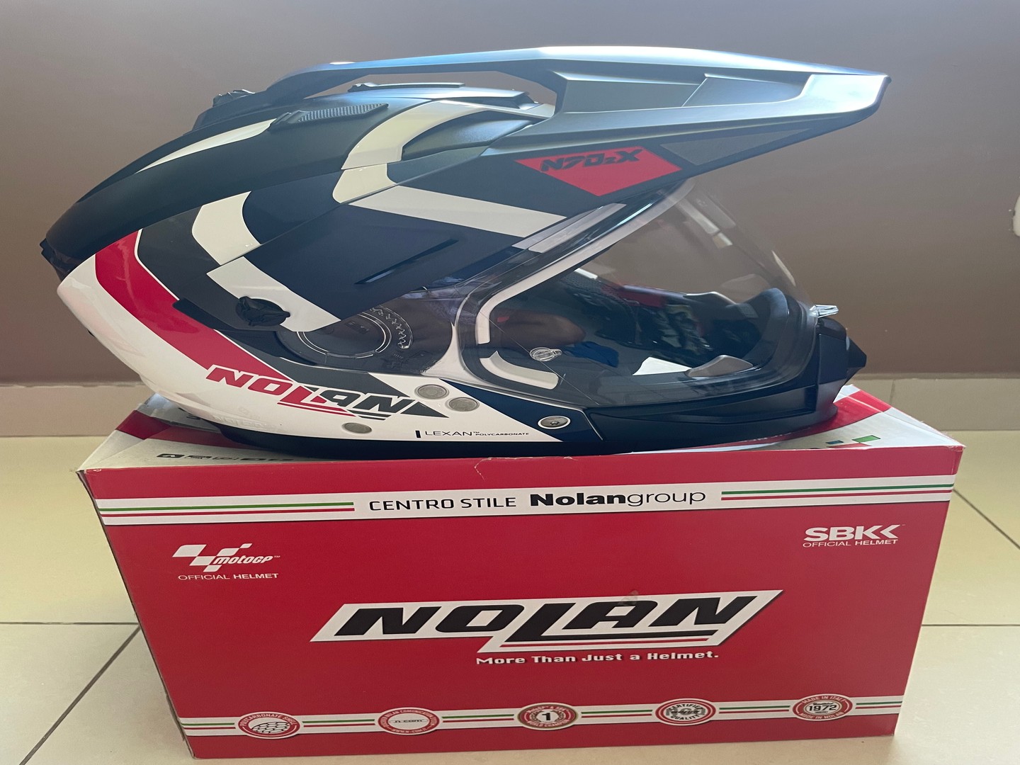 motores y pasolas - Casco para motor NOLAN N70 2X Size "M"  0