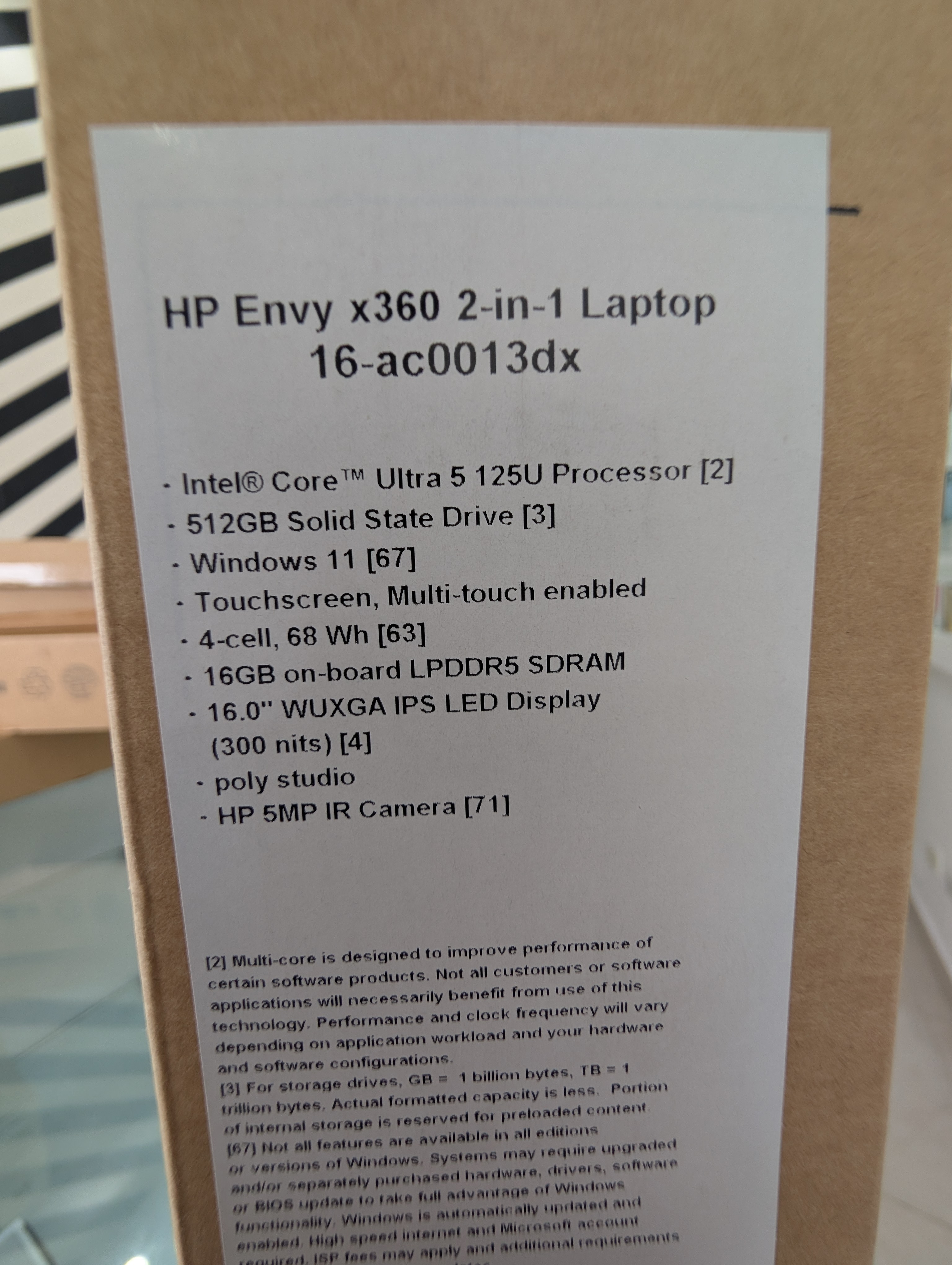 computadoras y laptops - HP Envy X360 2 en 1 Intel Ultra 5 125U 512GB 16GB  2