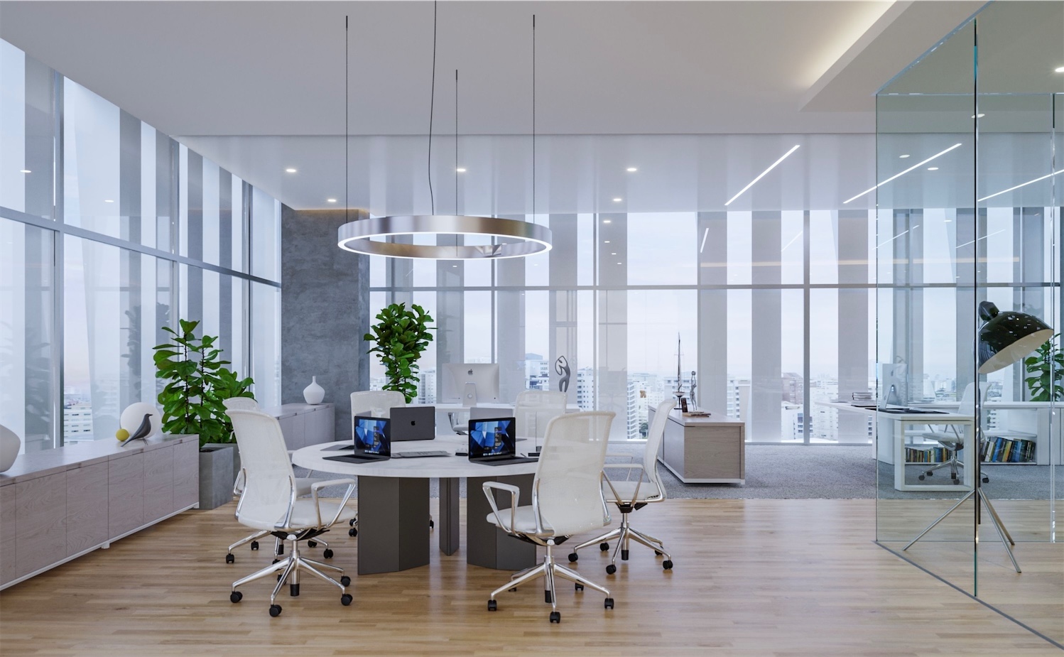 oficinas y locales comerciales - Evaristo Morales Torre corporativa 3,080m2 96 parqueos