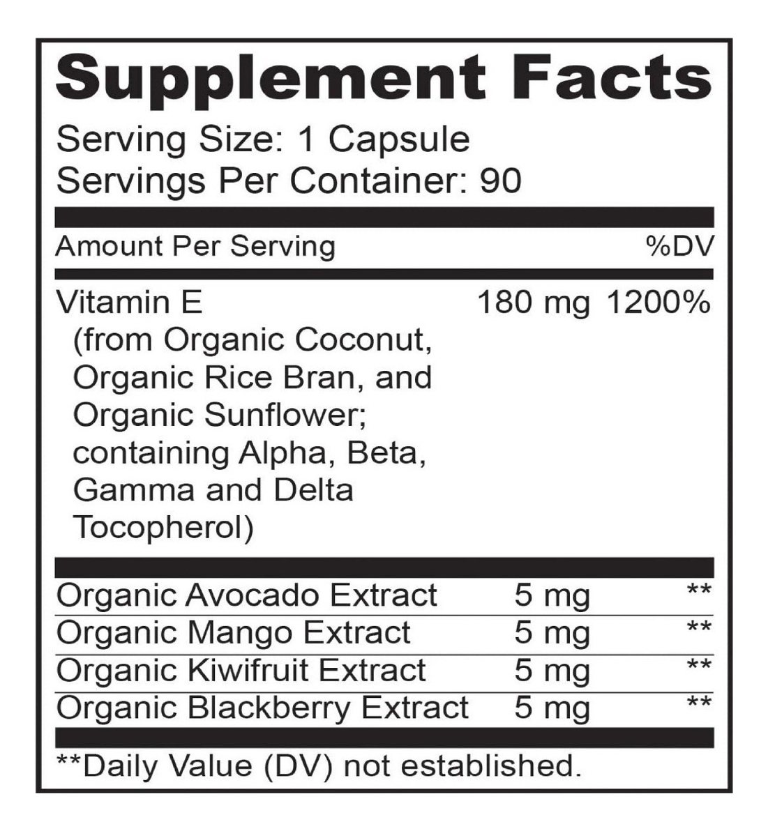 Salud y Equipamiento Médico - Vitamina E Natural 180 Mg 1